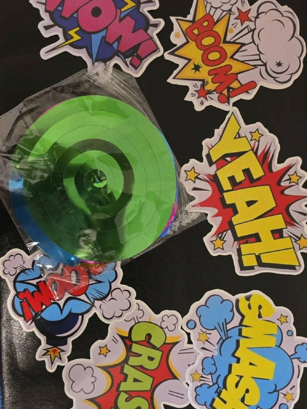 Crash! Boom! Wow! Superhero Spiral Streamers/Swirls Decorations